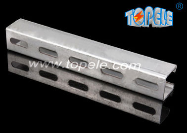 블랙 HDG 슬롯 평면 스트루트 유니스트루트 채널 지원 유도 41X 41MM