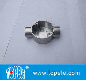 TOPELE 20mm / 25mm BS4568 / BS31 전기 두 방향 원형 각 알루미늄 접합 상자, 전기 유도 장착