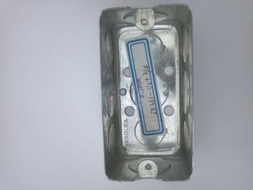 TOPELE 4 ′′X2 ′′, 1 -1/2 인치 깊이 단일 갱이 유선 휴대용 상자, 6 1/2 인치 노카우트