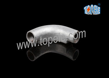 태핑 홀으로 20MM 3 / 4 ", 1"BS4568 GI 철 엘보 가단성 철 원형 전기 배선함