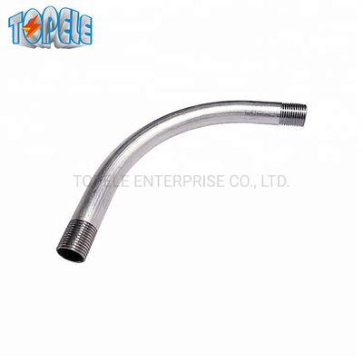 활성화된 엄격한 관로 90 각도 엘보 IEC61386 20mm-110mm 고온 침지
