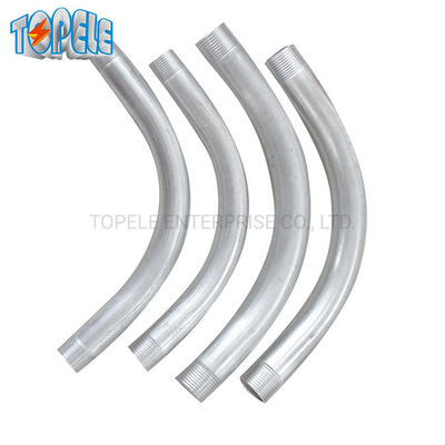 활성화된 엄격한 관로 90 각도 엘보 IEC61386 20mm-110mm 고온 침지