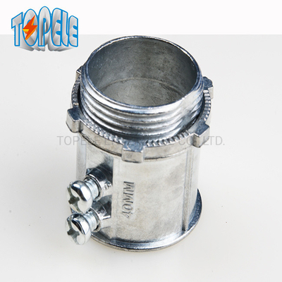 20 밀리미터 -50mm EMT 금속관부속품 IEC61386 EMT 멈춤 나사 연결기 아연