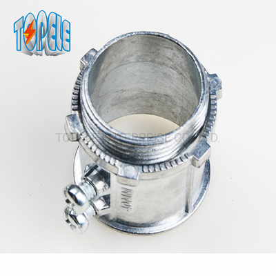 20 밀리미터 -50mm EMT 금속관부속품 IEC61386 EMT 멈춤 나사 연결기 아연