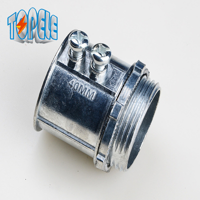 20 밀리미터 -50mm EMT 금속관부속품 IEC61386 EMT 멈춤 나사 연결기 아연