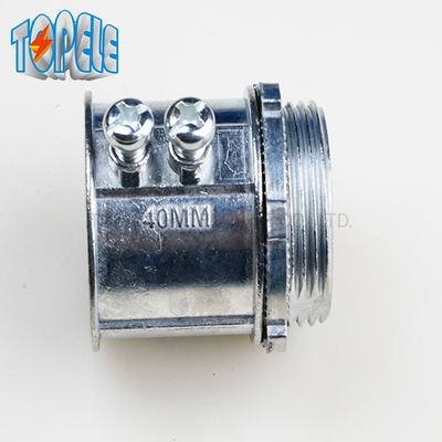 IEC 61386 25 밀리미터 연결기 EMT 아레아크온 아연 EMT 커넥터 세트 스크류형