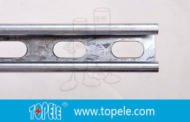 검은색 진열 41X41MM 유니스트루트 채널, HDG 슬롯 / 평면 스트루트 채널