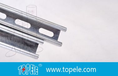 검은색 진열 41X41MM 유니스트루트 채널, HDG 슬롯 / 평면 스트루트 채널