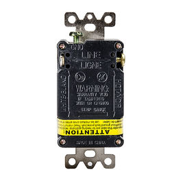 20Amp GFCI 출구 125 볼트 LED 조명으로 날씨에 저항하는 수신기 표시기