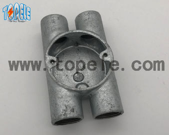 BS4568 전기 유도 장착물 쌍둥이 통로 H 융통성 철 상자 20mm-32mm