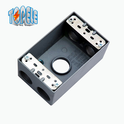1 갱 3 홀 3/4 인치 IP67 기상 방지 전기 상자