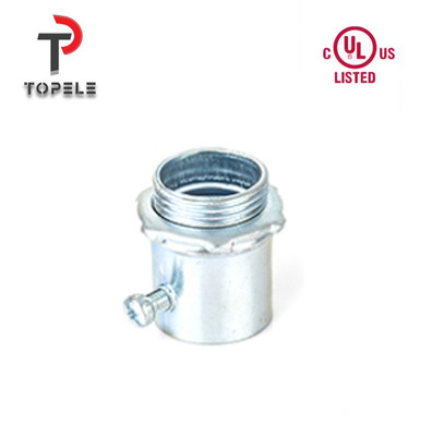 알루미늄 / 주사 주사 주황 / 주황 접착 스틸 EMT 커넥터 UL 1/2 &quot;-4&quot; 크기