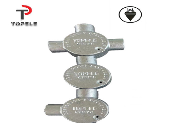 젤리화 된 전기 원형 접합 상자 20mm 25mm 유연 철 3 차원 핫 디프