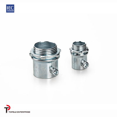 25 밀리미터 32 밀리미터 IEC 61386 Emt 커넥터 세트 스크류형 은아연