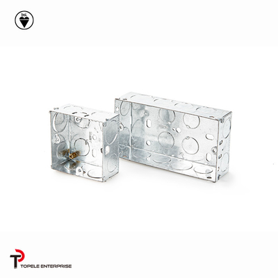 전기 상자 / 2개 동 영국 표준 금속 유도 상자 PVC, 스위치 상자